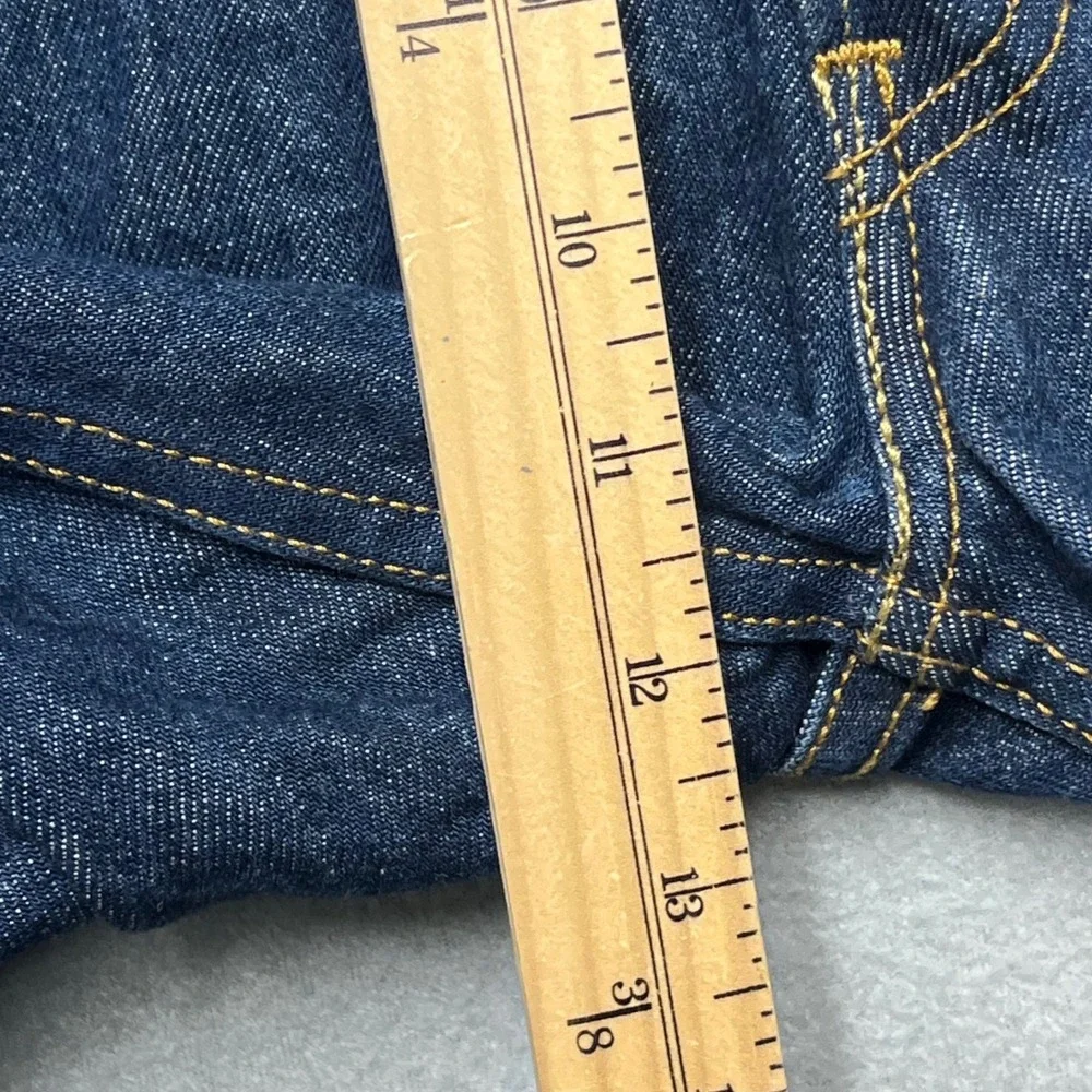 VTG Levi's 501 Raw‎ Denim Look Jeans Mens 38x34 fit(34x32) Dark Wash Rigid Y2K